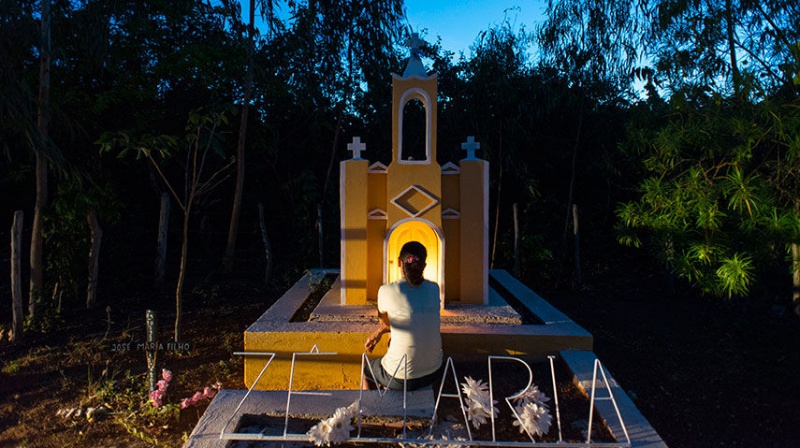  Jose Maria Filho, a Ceara farmer, was shot to death after waging a campaign against the overuse of pesticides. His widow, Maria Lucinda Xavier, recently visited a monument to him the family built at his murder site. REUTERS/Davi Pinheiro