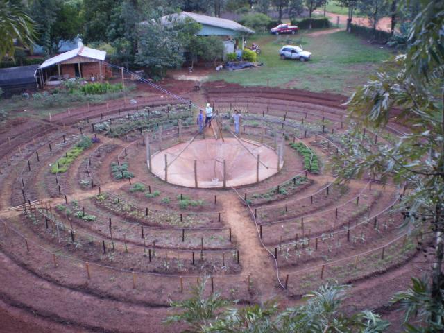 Garden with "Mandala" System